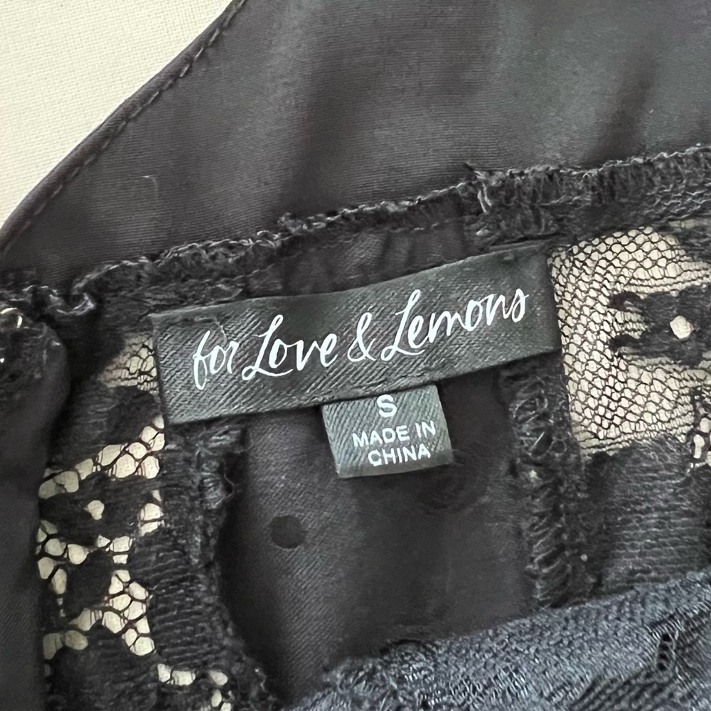 🍋 For Love and Lemons Natalie Dress in Black - Picture 12 of 16